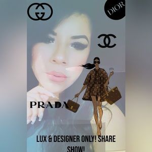 I'm LIVE! LUX & DESIGNER ONLY! liked to be notified when I'm live!